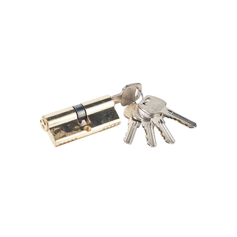 Nickel Plated Brass Security Anti drill Mortise Door Lock Cylinder