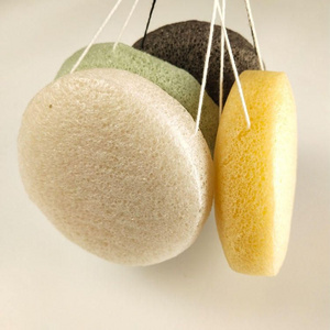 Konjac Sponge face exfoliation cleaning sponge facial sponge puff 100% natural