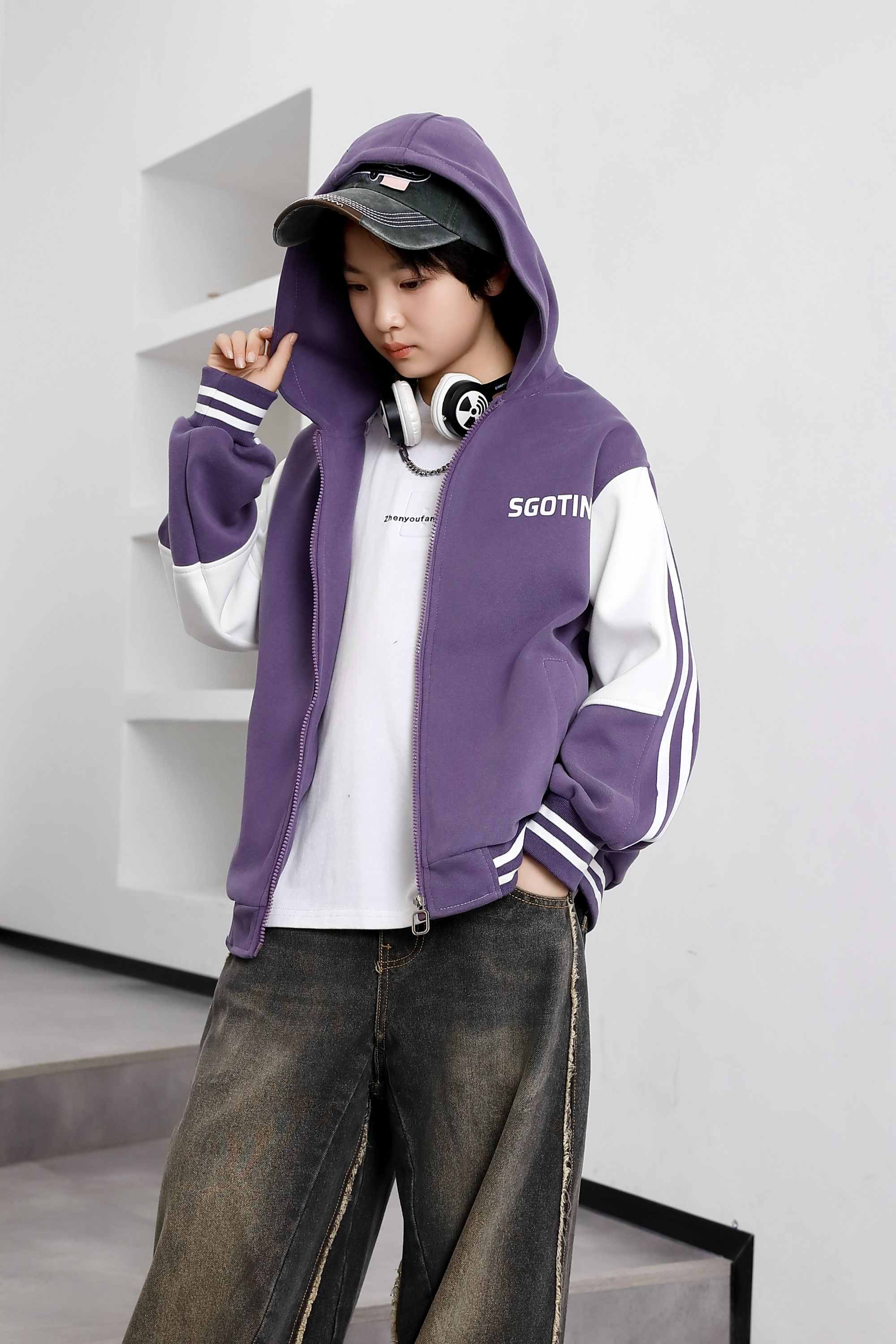 Big boy coat coat casual sports jacket Cool boy jacket 3