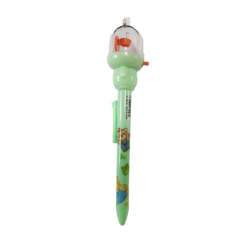 Promo Green Soft Touch Custom Logo Printed Colored Macaroon Cartoon Kawaii Morandi Cute Gel Pens