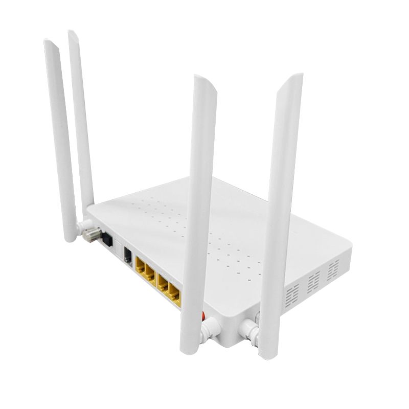 Hot Sale Customized Dual Band Wifi Onu English Firmware with 4Ge+1Pots+2.4G & 5G Wifi+1RF ONU