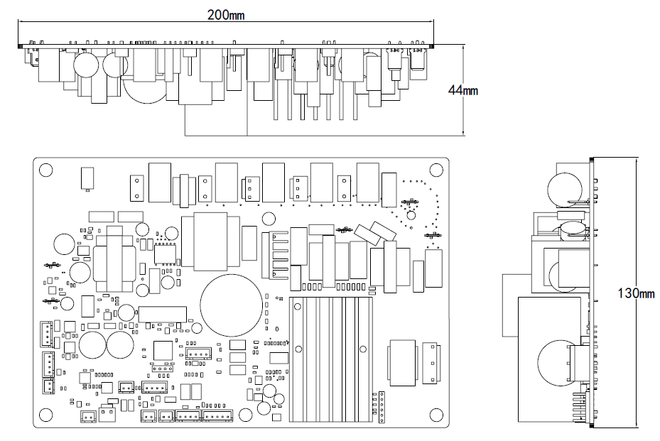 Integrated stovetop power board-Inverter controller for household appliances