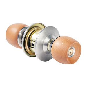 Cylindrical Knodset Security Door Lock Style Entrance Lockset Entrance Latch Round Turn Bedroom Door Knobs For Interior Doors