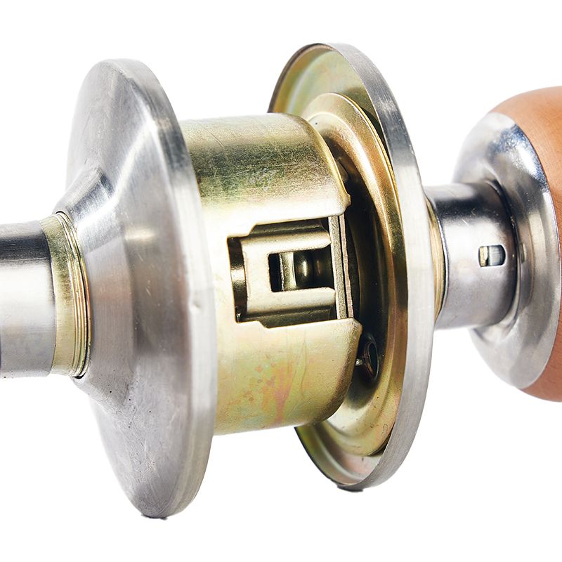 Cylindrical Knodset Security Door Lock Style Entrance Lockset Entrance Latch Round Turn Bedroom Door Knobs For Interior Doors