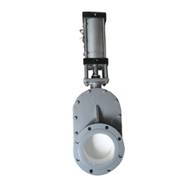 Pneumatic Ceramic Double Plate Gate Valve