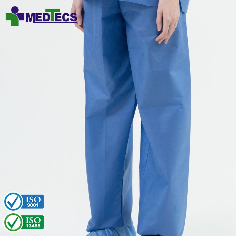 Blue Disposable Scrub Suit Hospital Medical Uniforms Scrubs Workwear