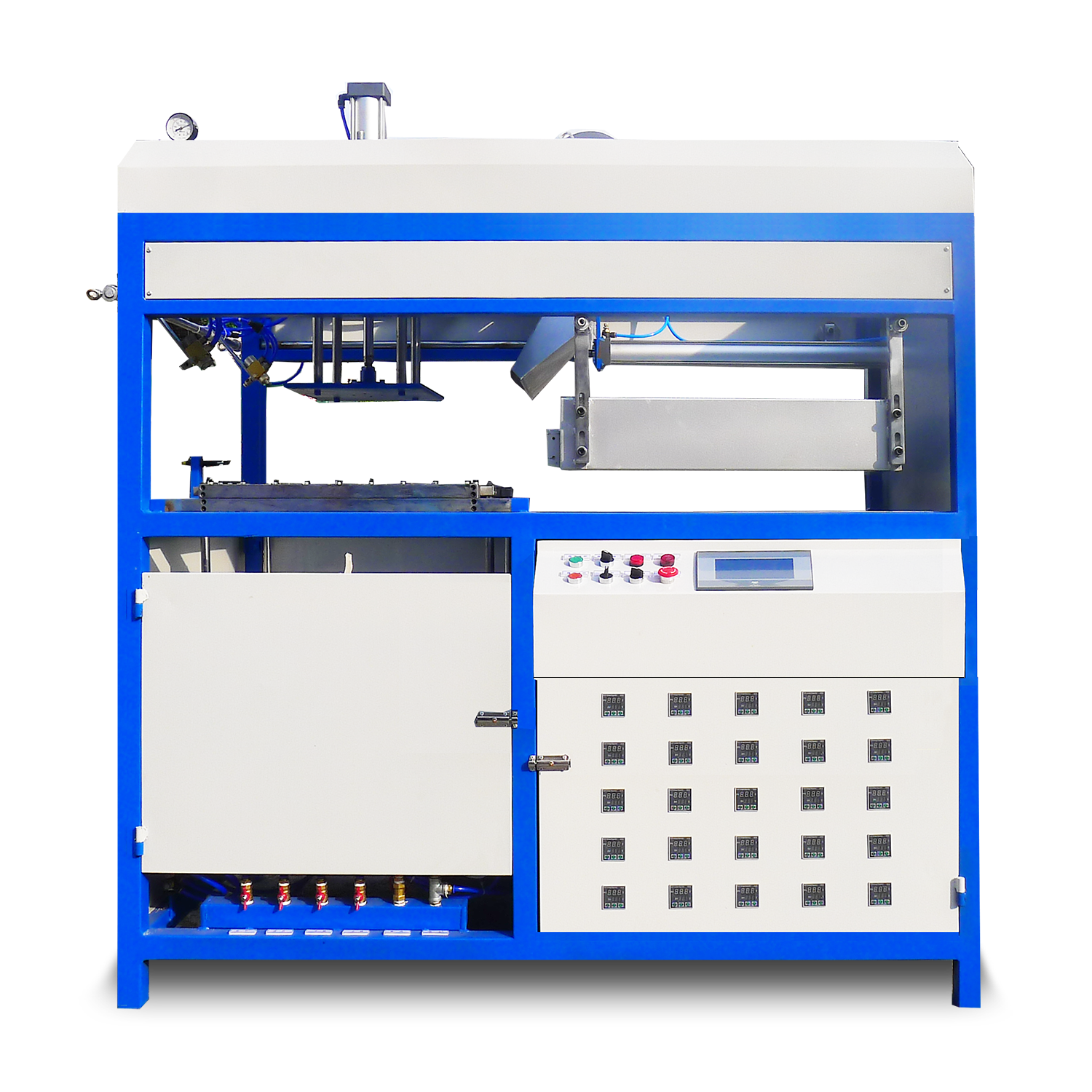 Low cost Semi Automatic Vacuum Forming Thermoforming Machine manual for plastic tray