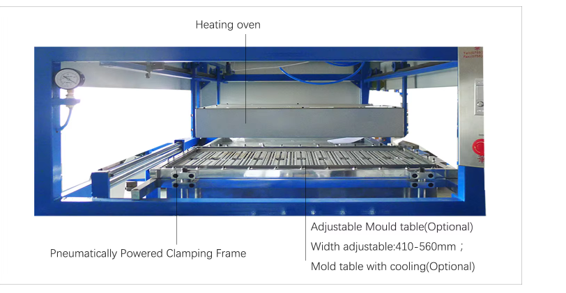 The Factory Supplies Plastic Sheet Vacuum Forming Machine for Food Packaging