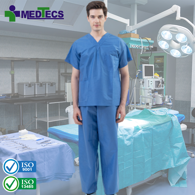 High Quality Uniforms Scrubs Women Nursing Sets Medical Star Uniform Disposable Scrub Suit For Doctor And Nurse