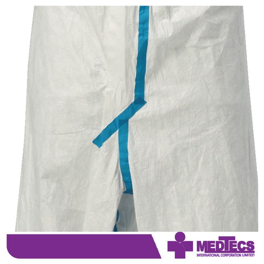 White Overalls Ppe Disposable Pp Coverall