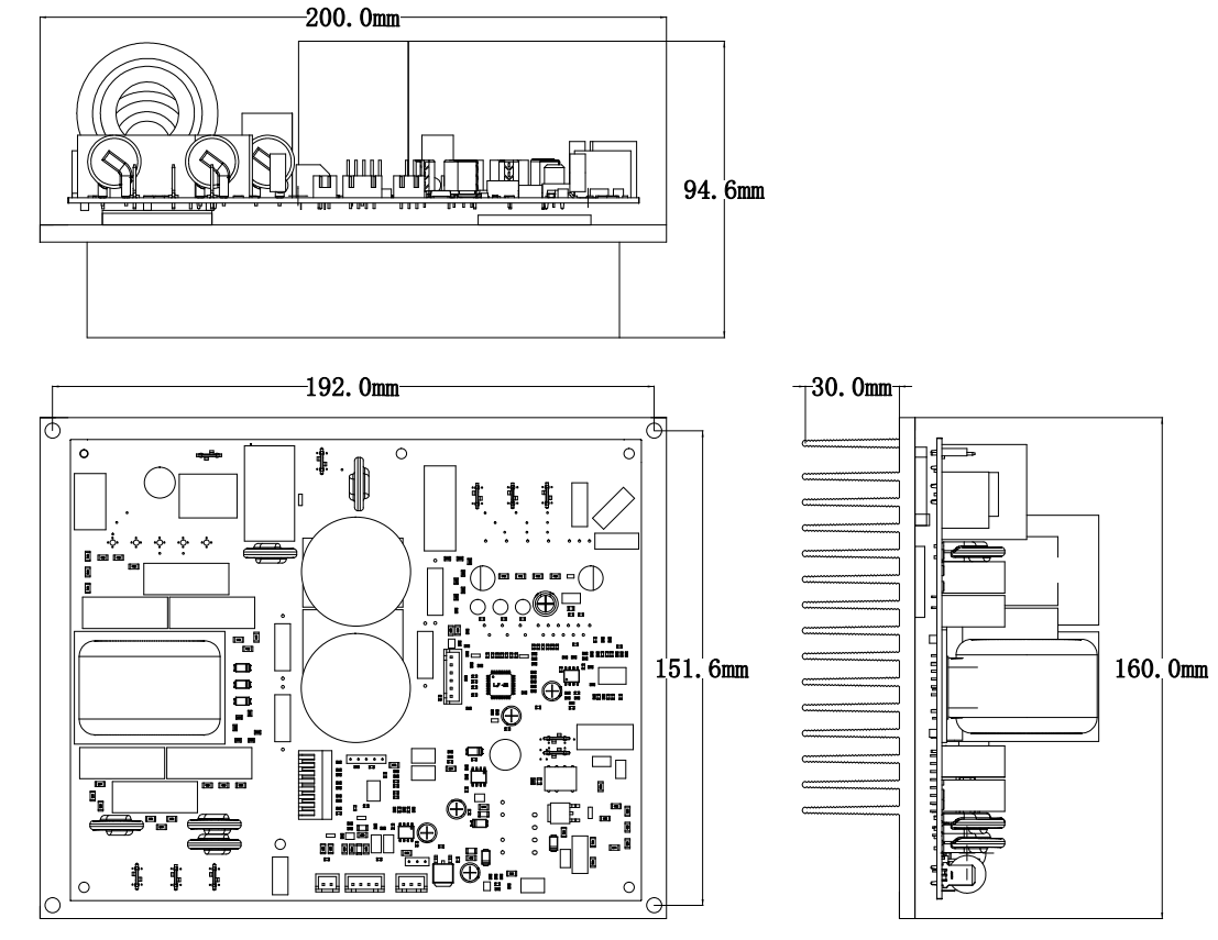 EC1500-380A motor drive controller(Driver plate)