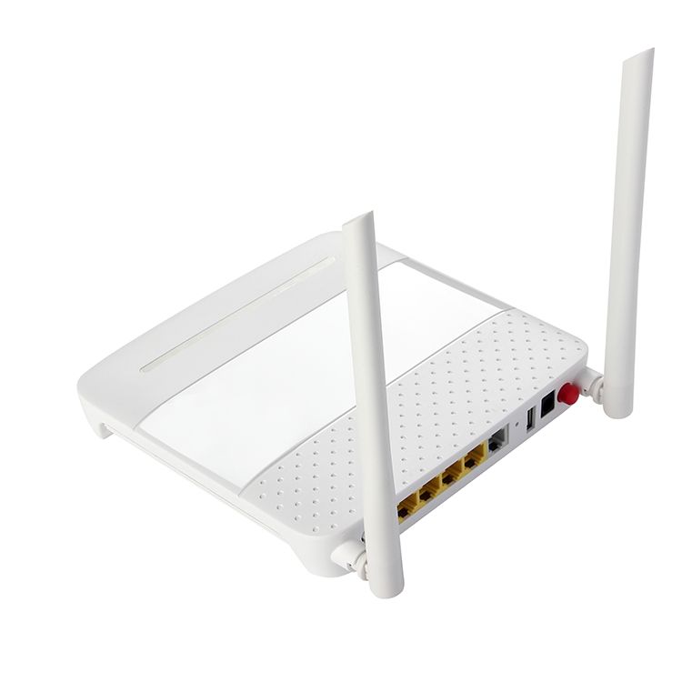 High Quality Dual Band 2.4G & 5G Gpon ONT 4GE 1POTS 1USB WiFi Fiber Router AC WIFI ONU