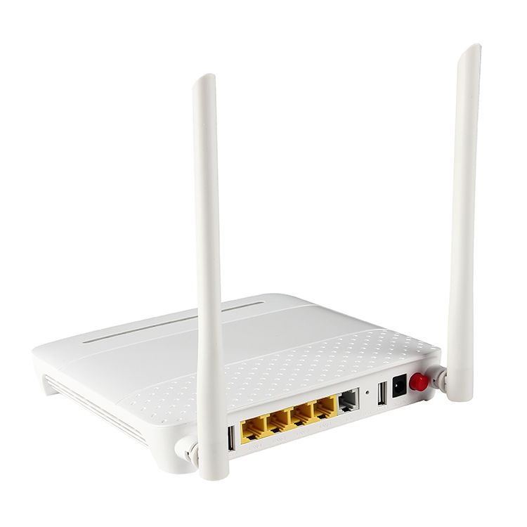 High Quality Dual Band 2.4G & 5G Gpon ONT 4GE 1POTS 1USB WiFi Fiber Router AC WIFI ONU