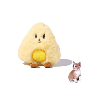 Plush Catnip Toys for Cats Cute Food Shape Soft and Squeaky Interactive and Fun for Your Feline Friend