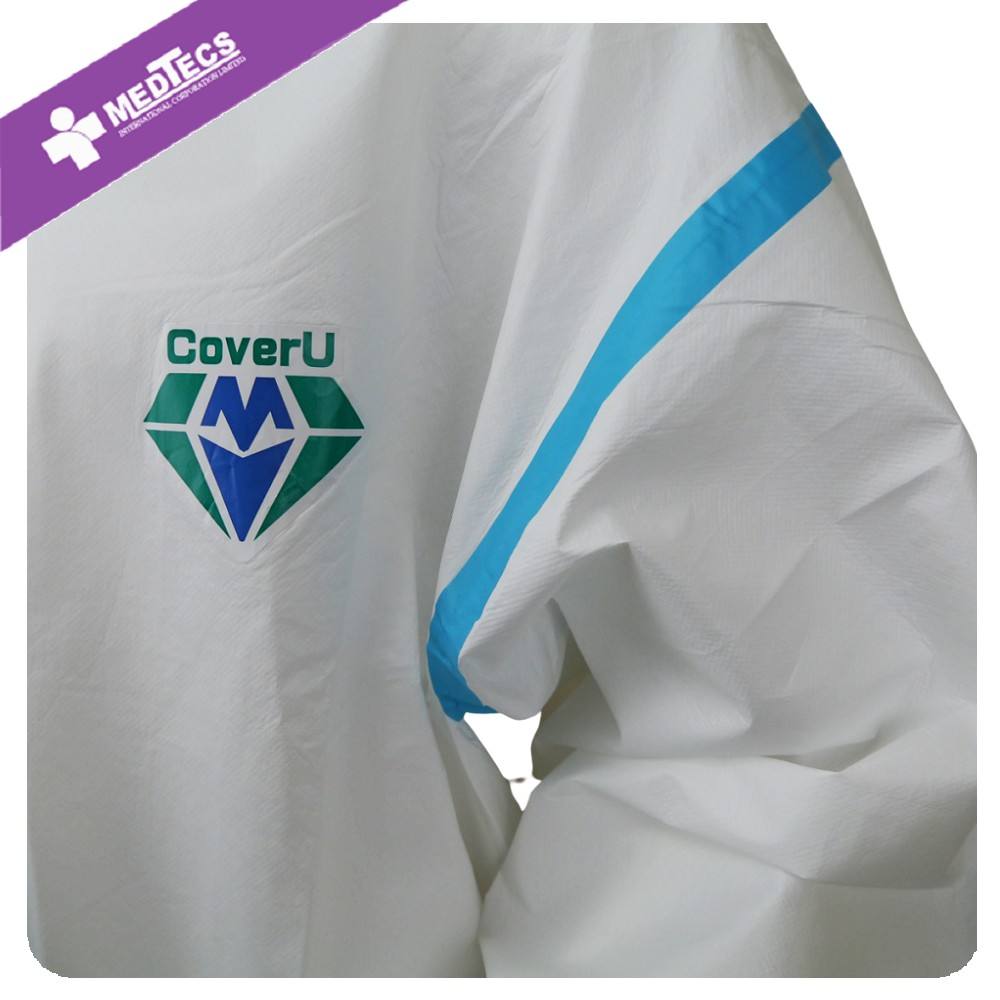 PPE Waterproof Disposable SMS Isolation Gown Grown Isolation Suits Medical