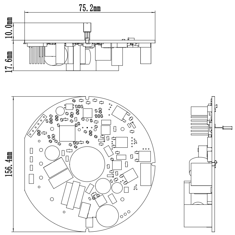 DC310V-120W built-in motor drive board (CONTROL)