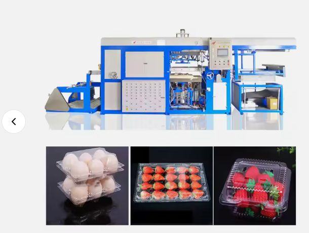 Vacuum Forming Package Pack Machine Mini Disposable Fast Food Container Making Machine for Plastic