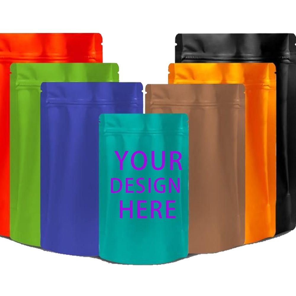 Customized Printed Food Packaging Printed Plastic Bag Aluminum Foil Zip Lock Mylar Bag