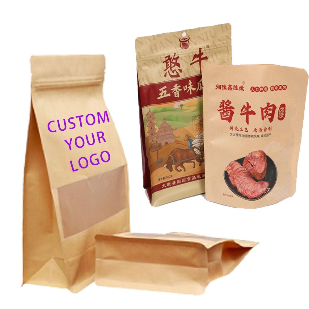 Custom logo mylar bag proof aluminum resealable candy ziplock bags food packaging stand up pouches