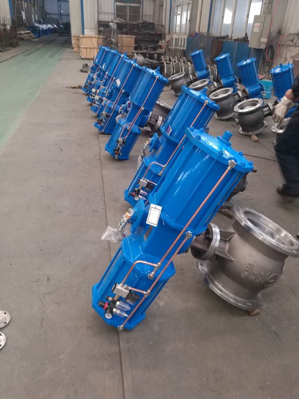 Pneumatic Cylinder Operated Segment Ball Valve