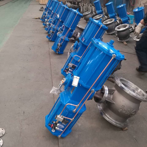 Pneumatic Cylinder Operated Segment Ball Valve