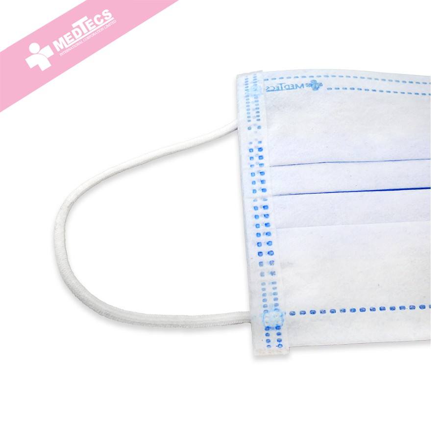 Blue TAIWAN MEDTECS 3 Layer Medical Face Mask Disposable