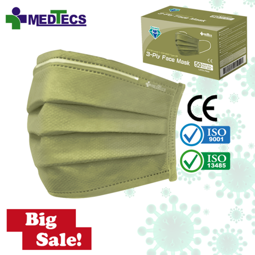 Palm Green Hospital Three Layers Medical Masks