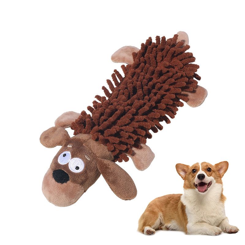 Custom Cute Plush Pet Toys with Chewable Texture Crinkle Paper Dog Toys for Teeth Cleaning