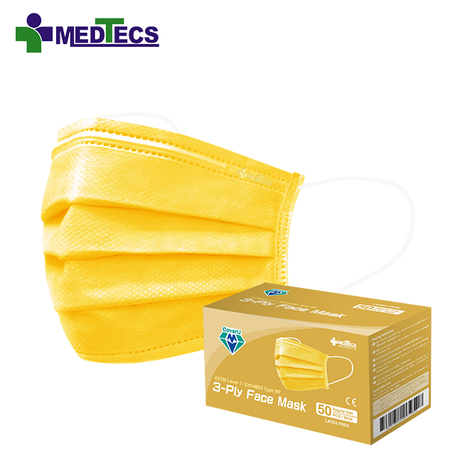 Pain Free Elastic Ear Loops Surgical Medical Protective Mask Disposable Face 3 Ply Masks