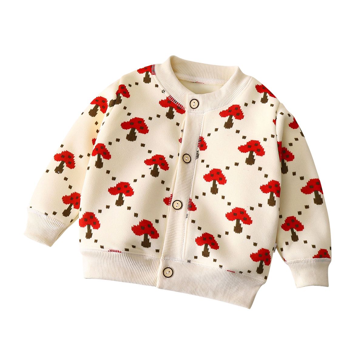 Autumn and Winter Children's Clothing Set for Girls Cute Toddler Girls Sweater Cardigan