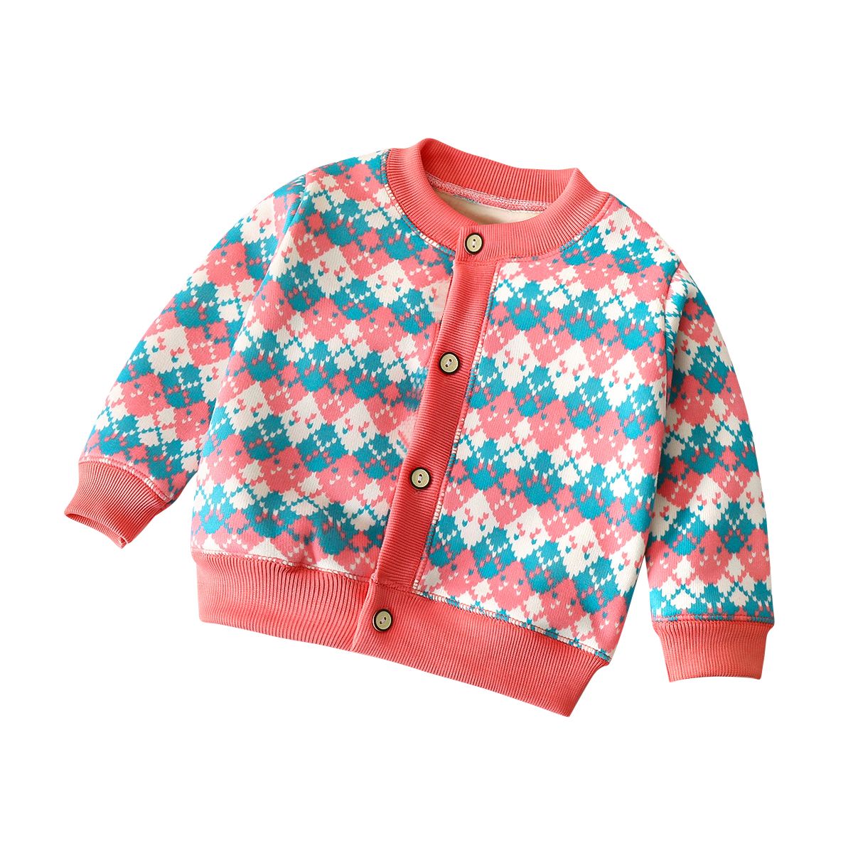 Autumn and Winter Children's Clothing Set for Girls Cute Toddler Girls Sweater Cardigan