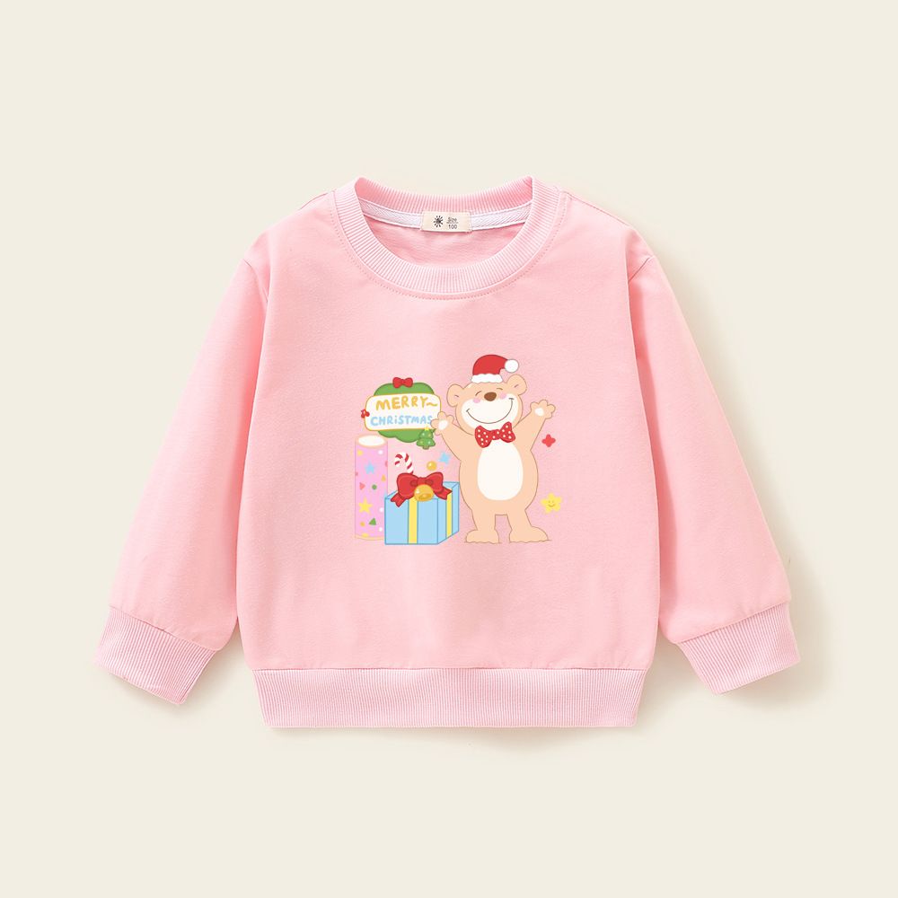 Kids' Cartoon Print Sweatshirts - Cute Animal Graphics, Cozy Pullover Tops for Boys & Girls - Spring/Fall Casual Wear