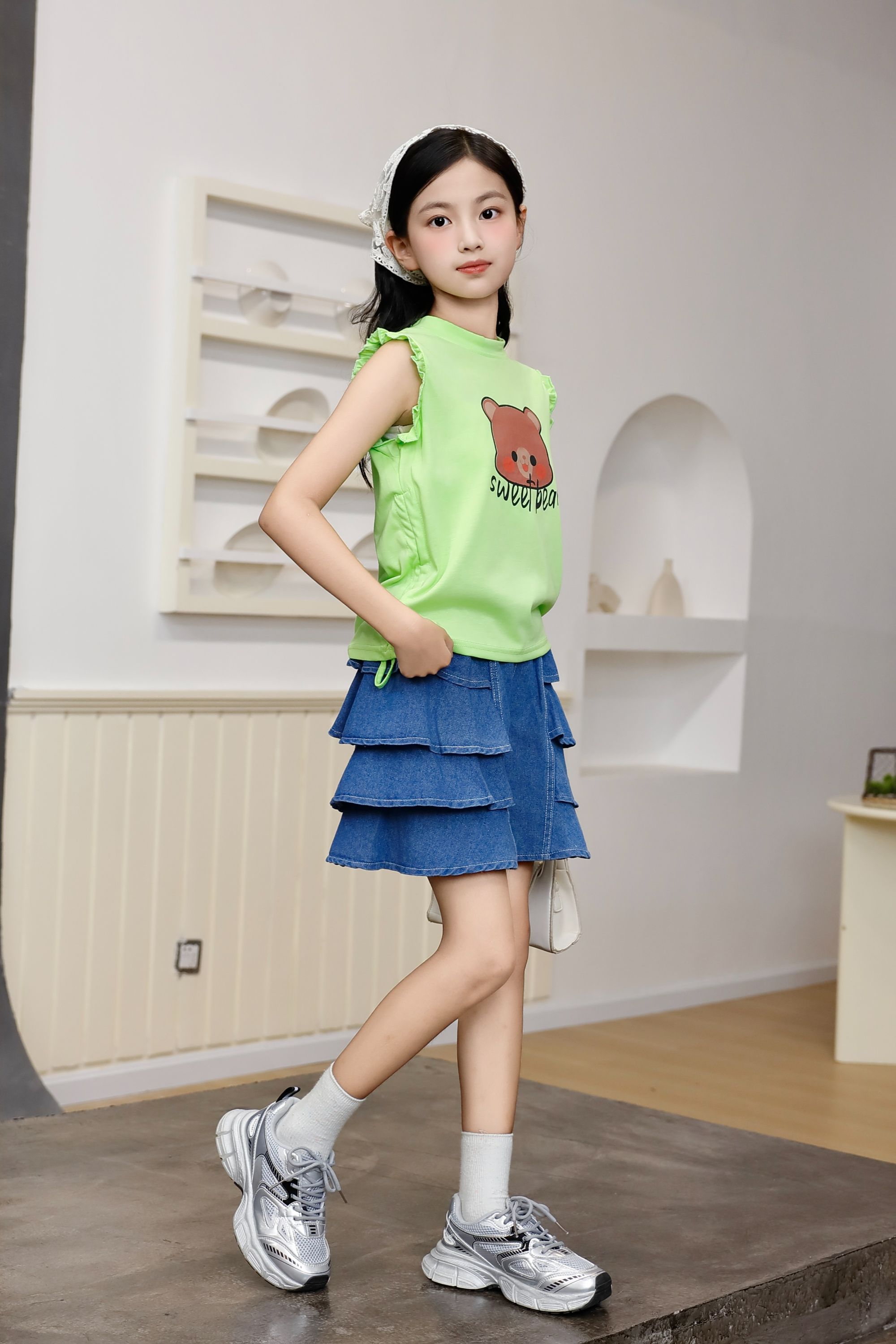 Children's Clothing New Fashion Summer Girl Kids Clothing Set 2