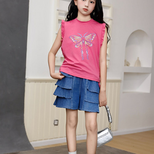 Children's Clothing New Fashion Summer Girl Kids Clothing Set 3