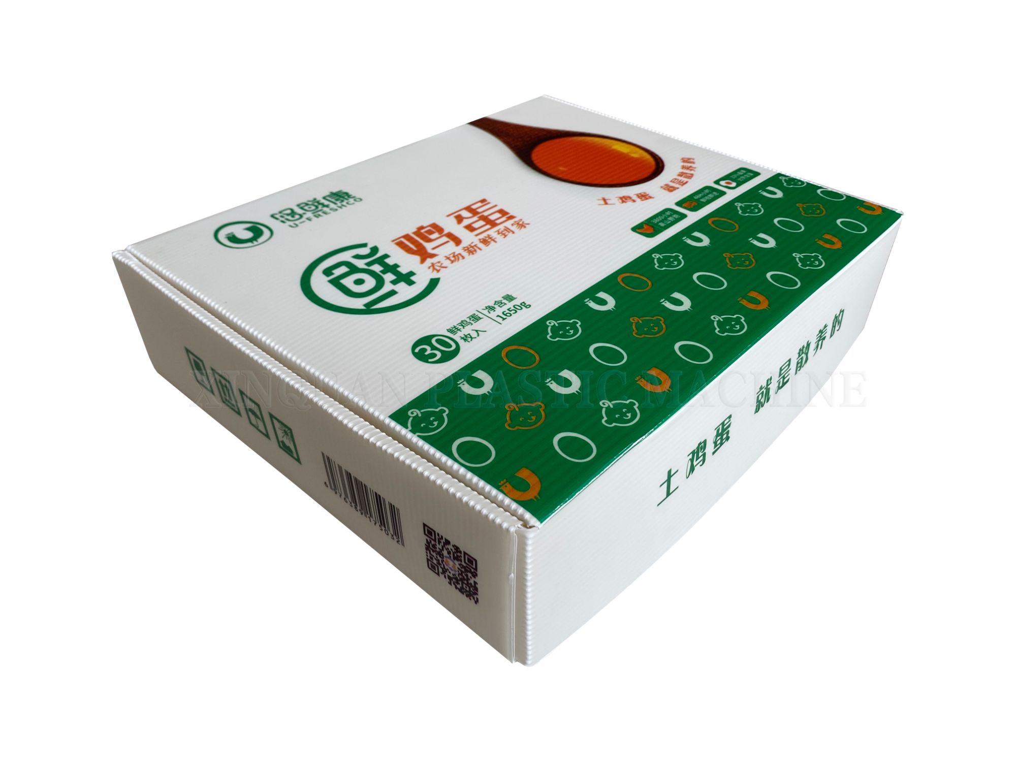 Egg Hollow board environmental turnover aircraft packaging box