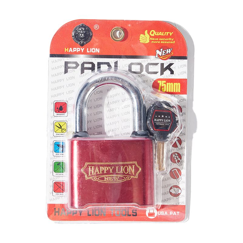 Waterproof Heavy Duty Anti Theft Padlock Combination With Keys