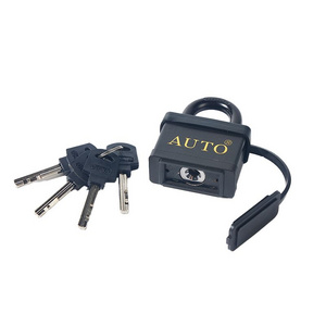 High Security Pvc Housing Waterproof Square Iron Padlock