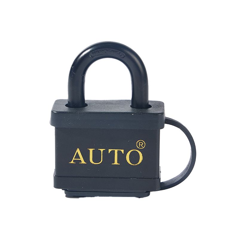 High Security Pvc Housing Waterproof Square Iron Padlock