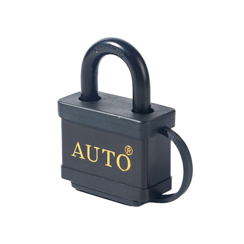 High Security Pvc Housing Waterproof Square Iron Padlock