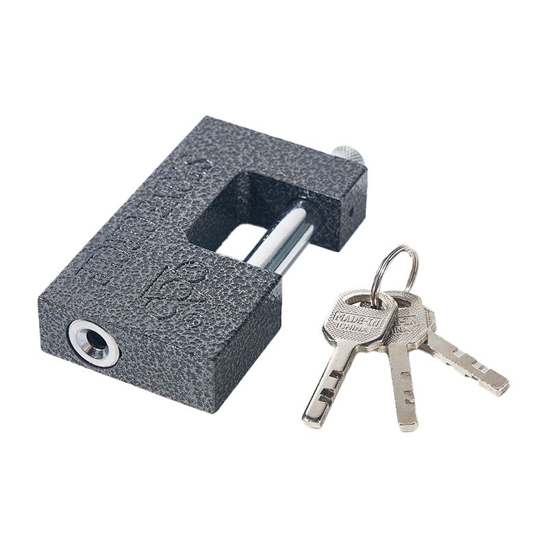 High Security Hardened Solid Rectangle Durable Padlock Anti Theft Lock