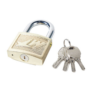 Small Key Brass Padlock Top Security Keyed Copper Lock