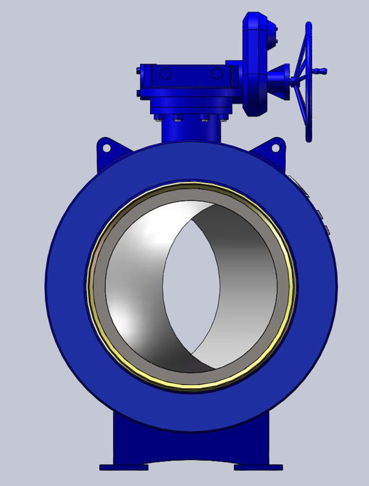 Full Bore Worm Operated Fully Welded Ball Valve