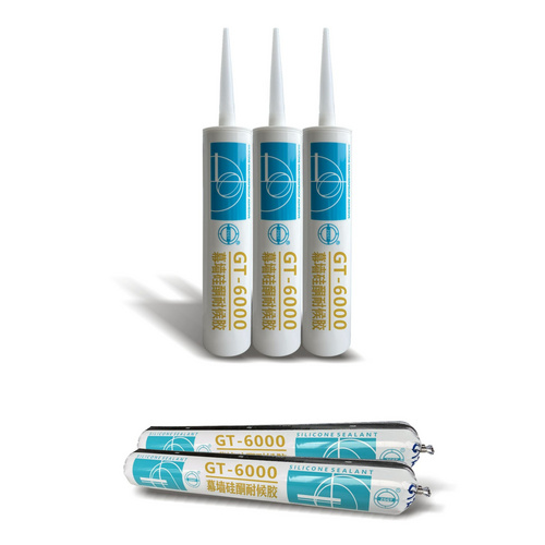 Silicone weatherproof sealant specifically designed for various curtain walls