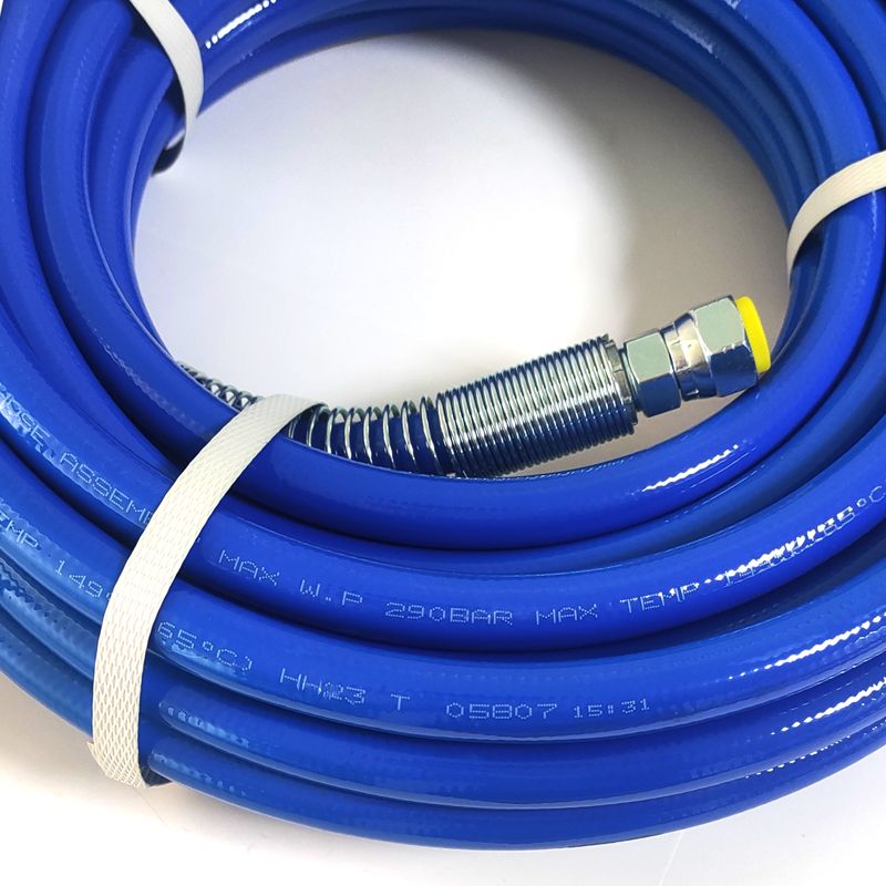 Customizable blue 3/8 inch 15 meters 7250psi High Pressure Air Hose For Airless Painting Machine 240797