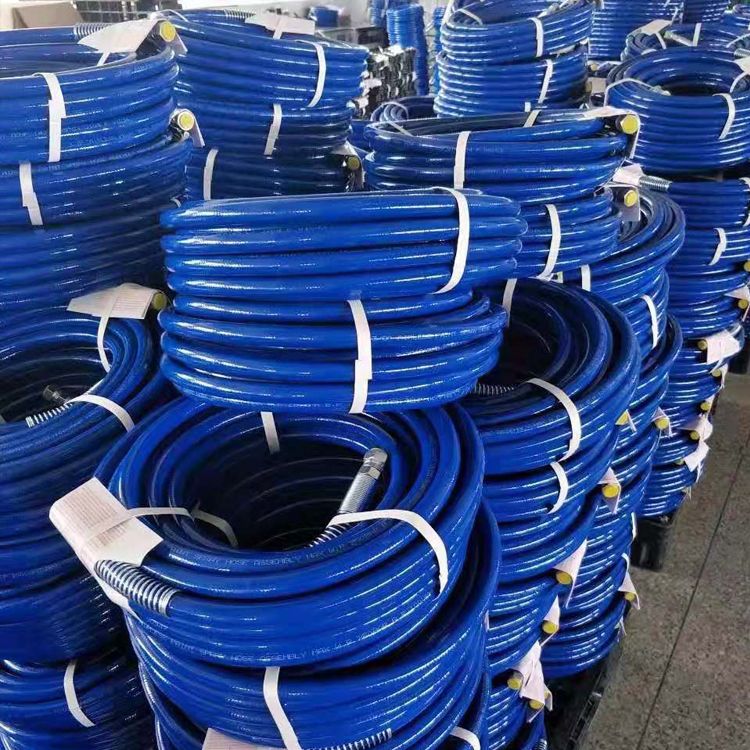 Customizable blue 3/8 inch 15 meters 7250psi High Pressure Air Hose For Airless Painting Machine 240797