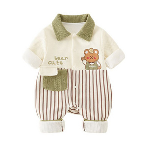 Wholesale Newborns Clothing Baby Rompers Jumpsuit crawl suit for 0-12 Months autumn winter