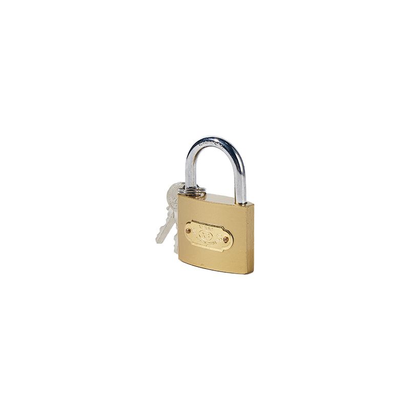 63mm Brass Color Imitated Painting High Quality Door Computer Key Iron Padlock