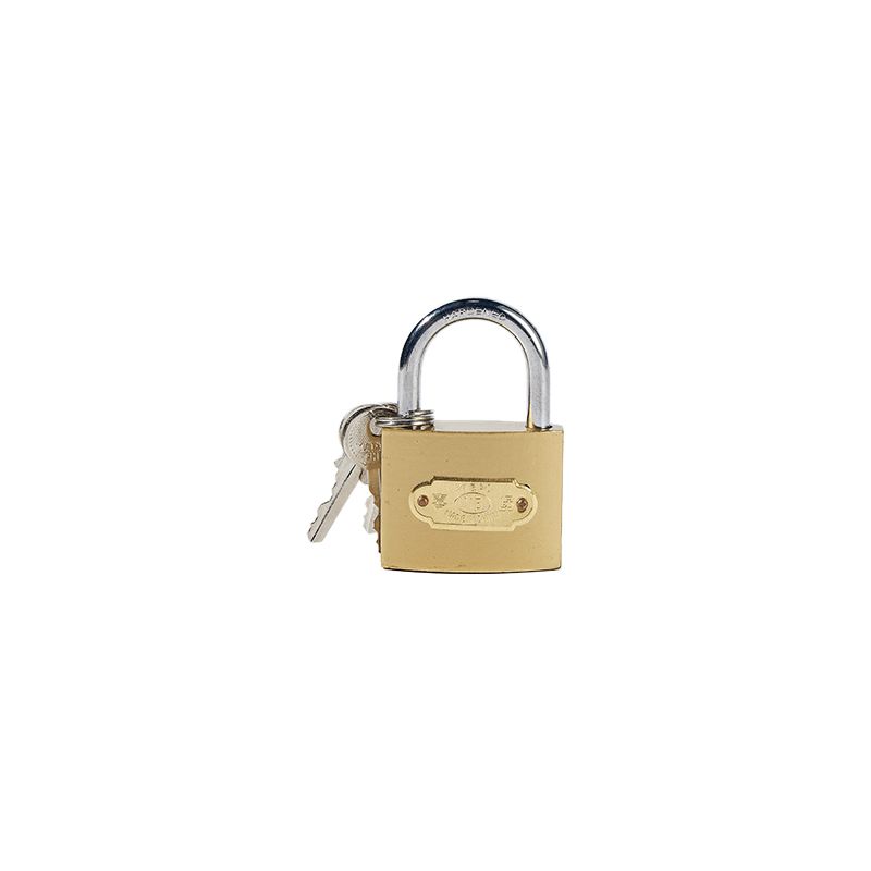 63mm Brass Color Imitated Painting High Quality Door Computer Key Iron Padlock