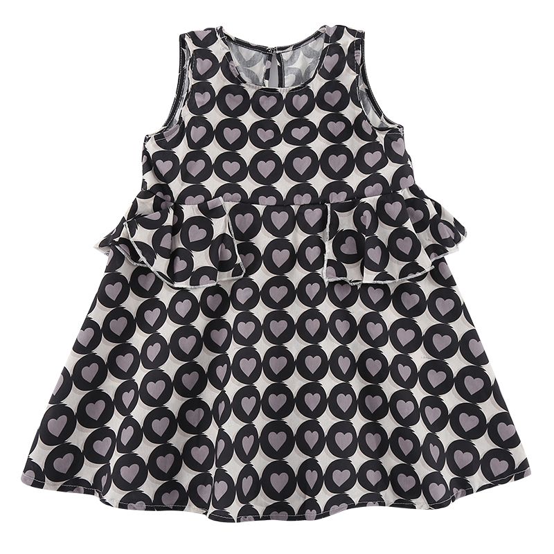 Children's Summer Set, Boys' Leisure 2024 New Summer Dress, Baby's Elegant Girls' Tank Top Dress, Siblings' Dress