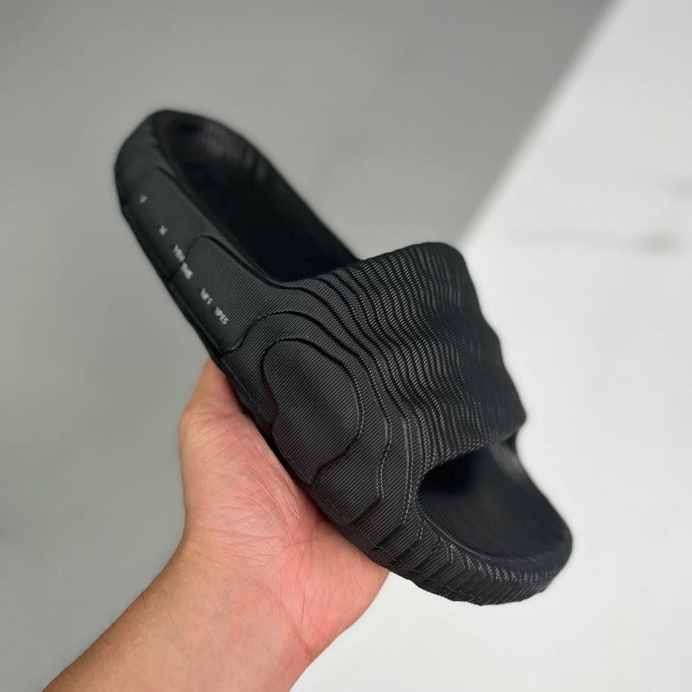 Ready Stock Whole Sale Original Quality Men Adilette 22 Slides 'black Grey Acupressure Slippers Women Slides 20223